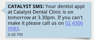 SMS NOTIFICATIONS - DENTIST